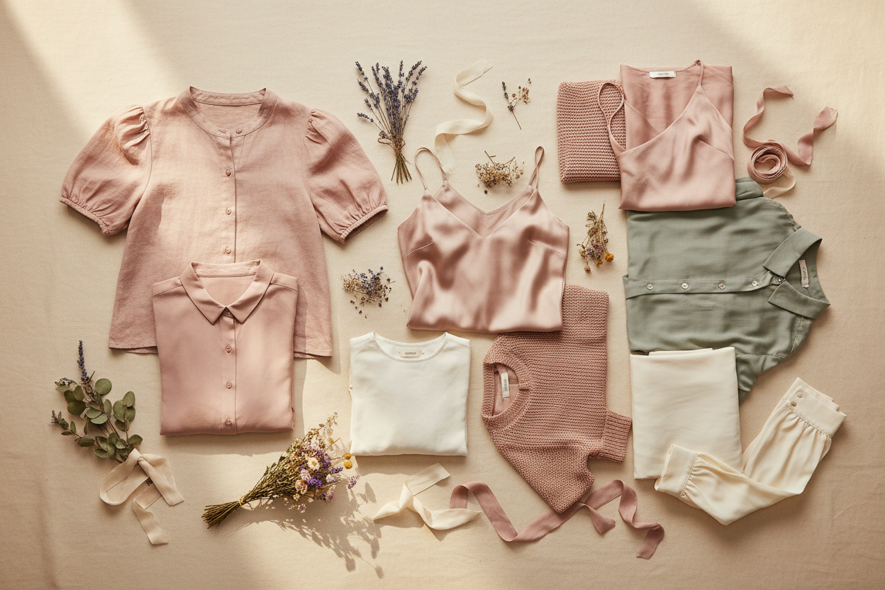 Tops Collection – Flat Lay